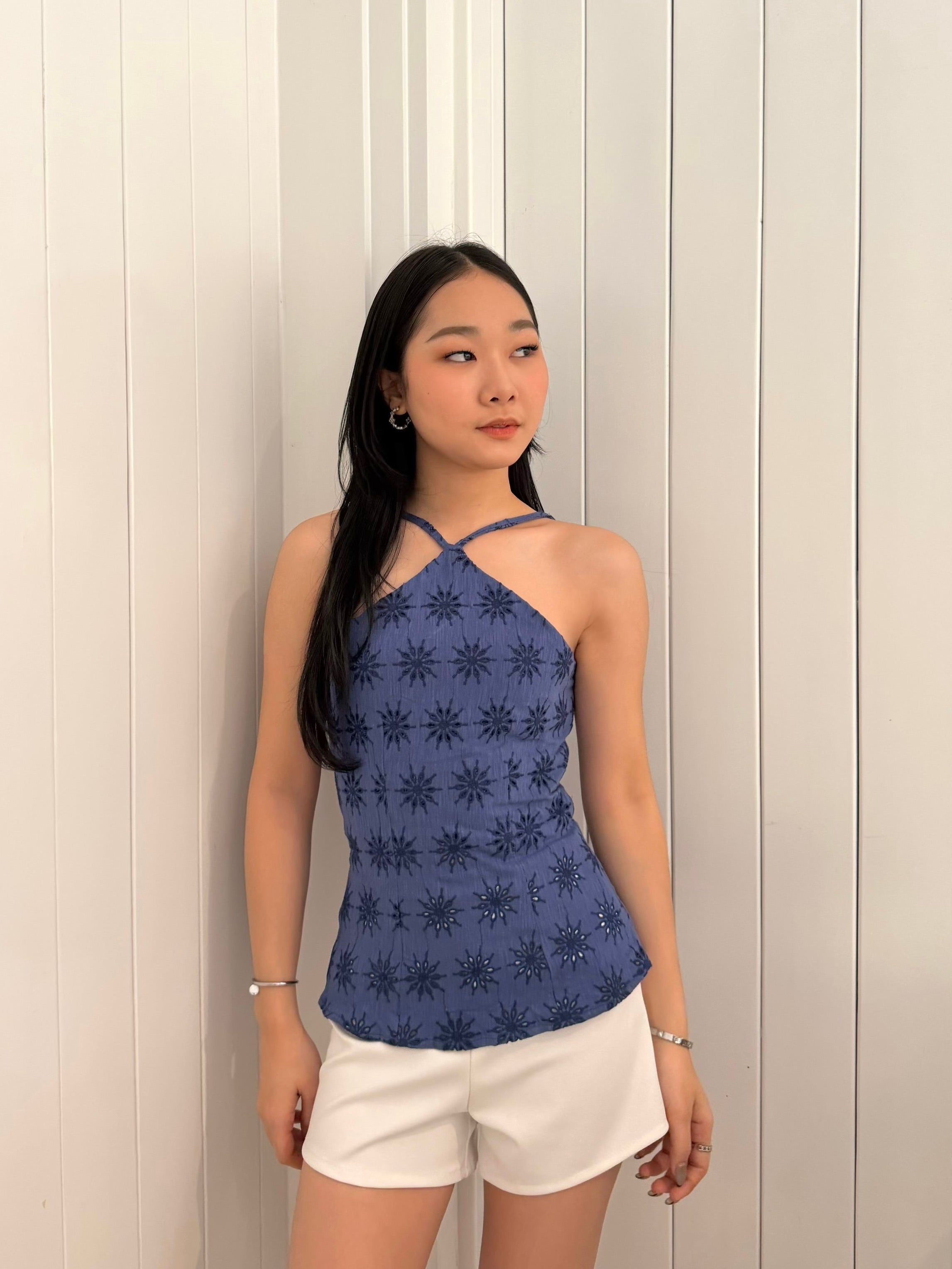 Navy lacey