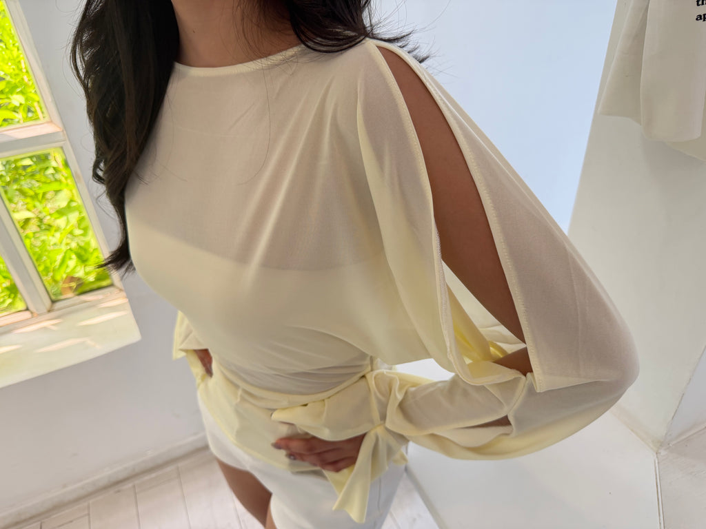 Butter yellow long sleeve