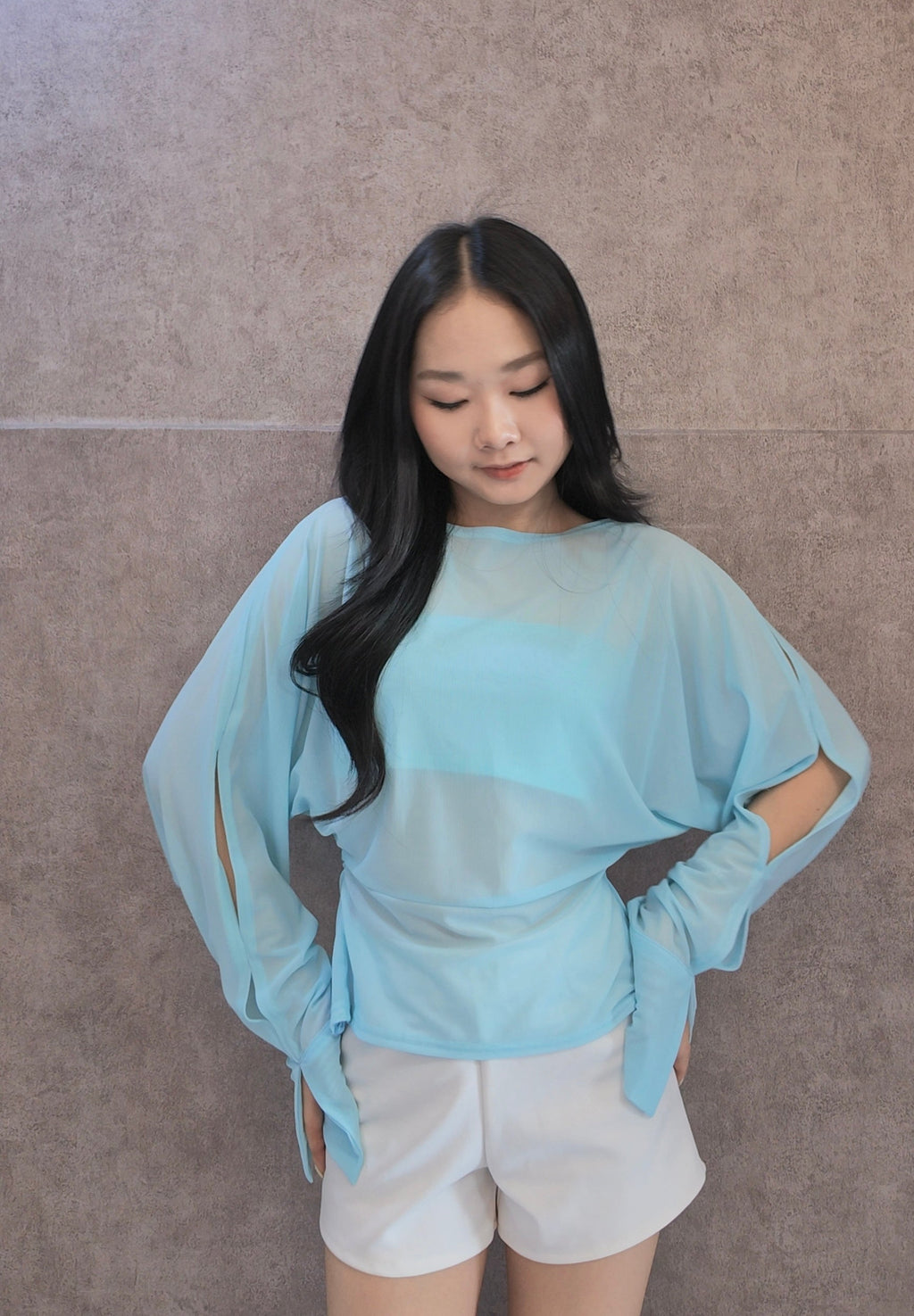 Tiffany blue long sleeve